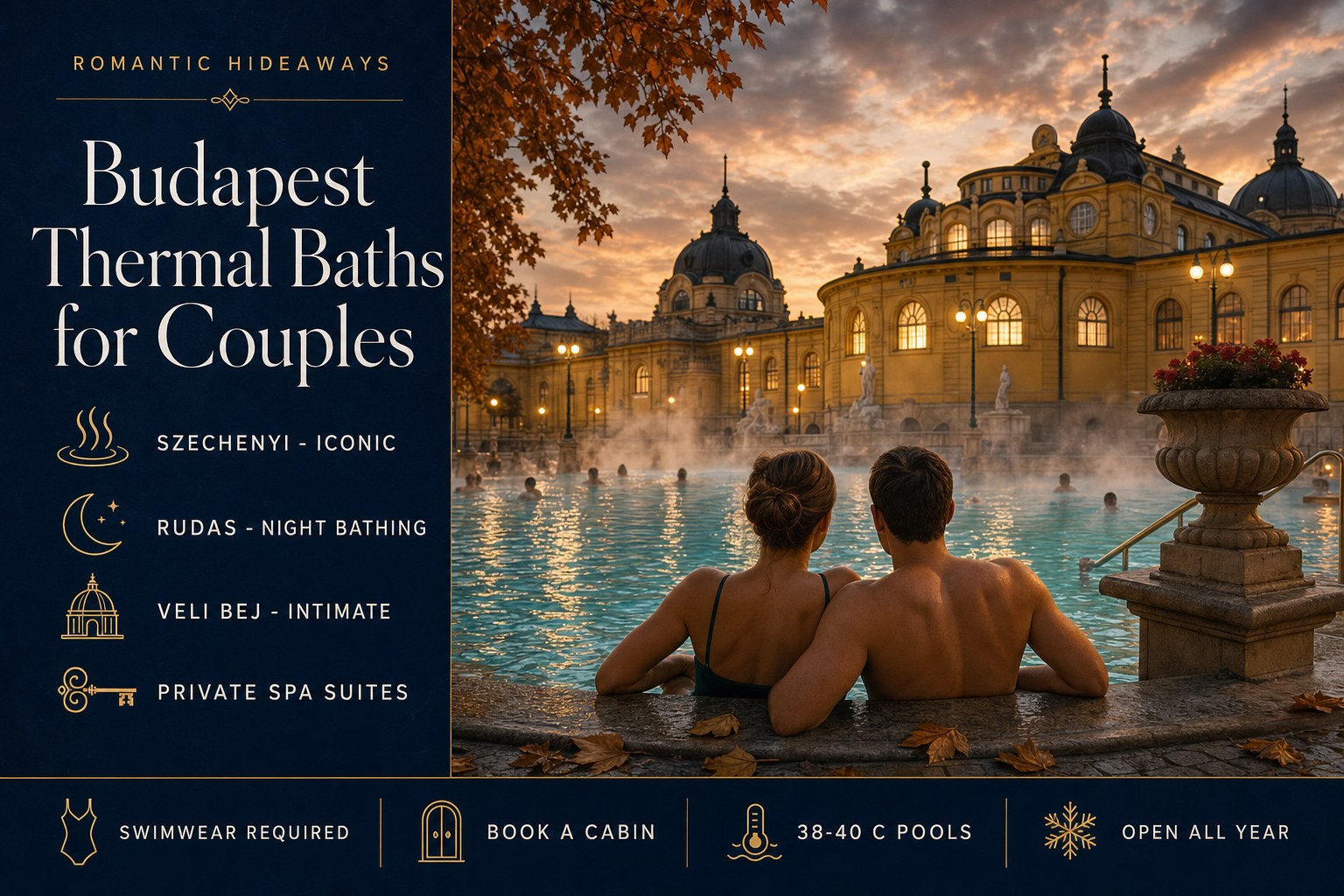 Budapest Thermal Baths for Couples: A 2026 Guide to Romantic Spas and Wellness Hotels